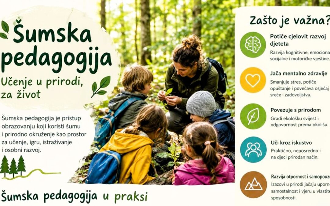 Šumska pedagogija za prirodnije djetinjstvo djece u digitalnom dobu!